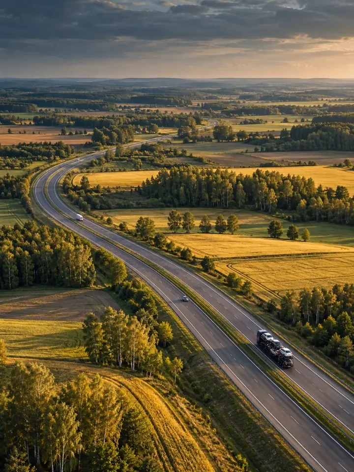 Car transport from Poland