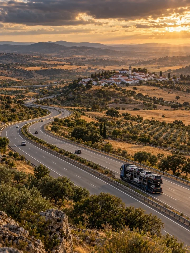 Car transport from Portugal