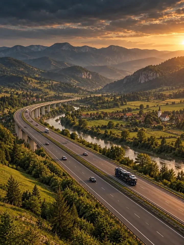Car transport from Romania
