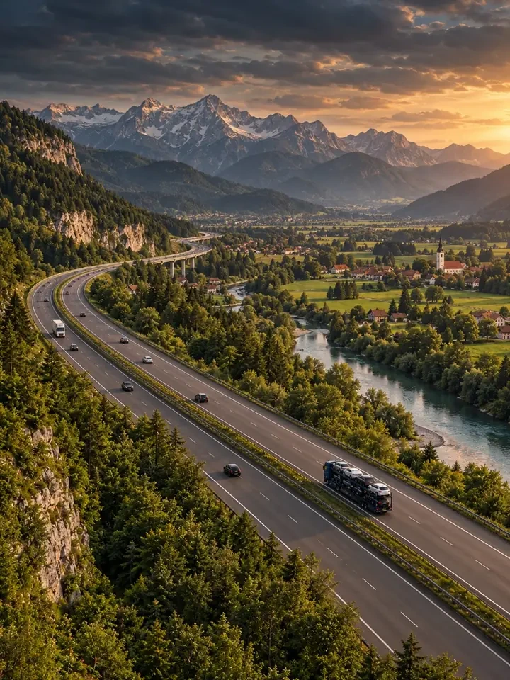 Car transport from Slovenia